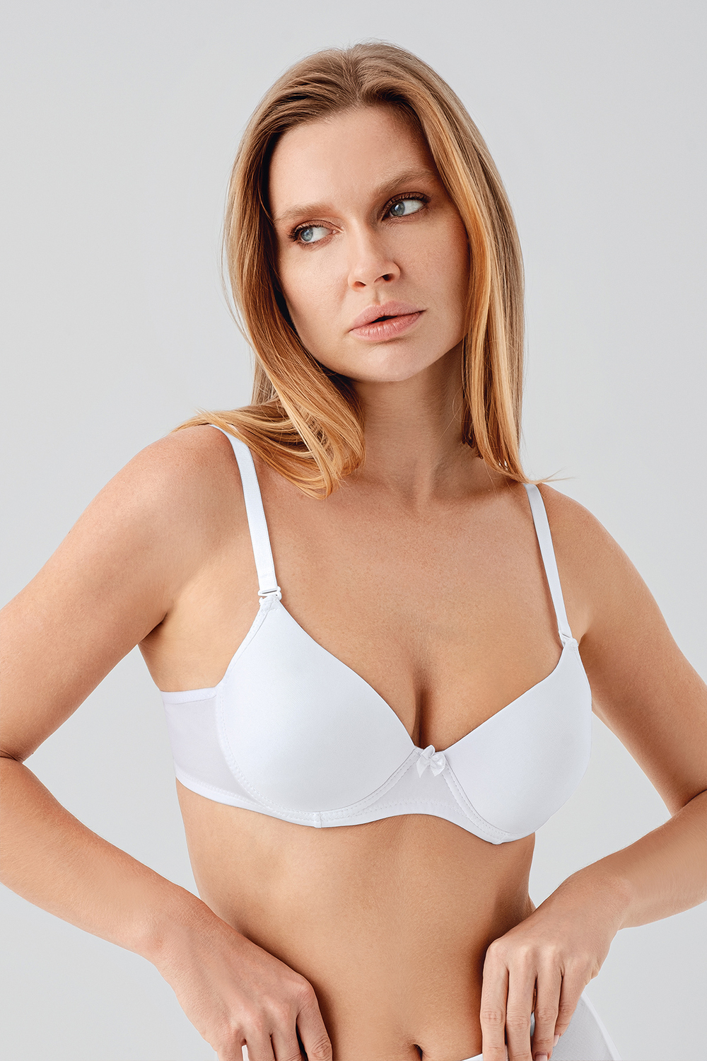Basic Eco Line Destekli Sütyen | Beyaz 1725