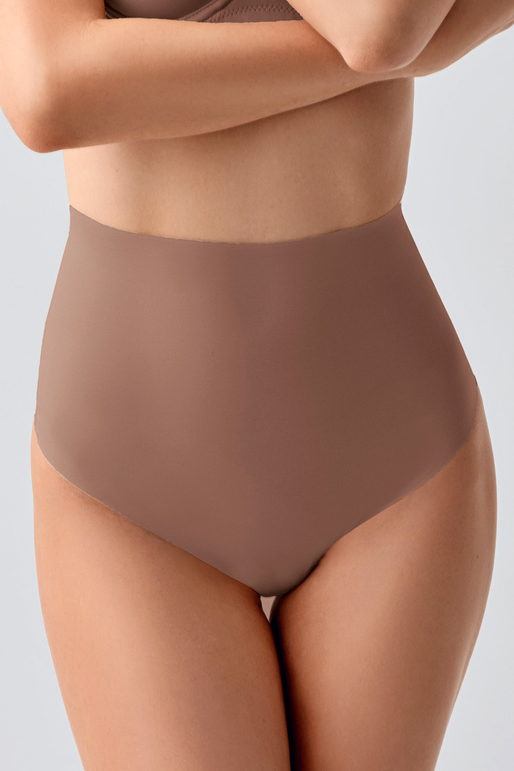 Lazer Kesim Yüksek Bel String | Cappuccino 9206