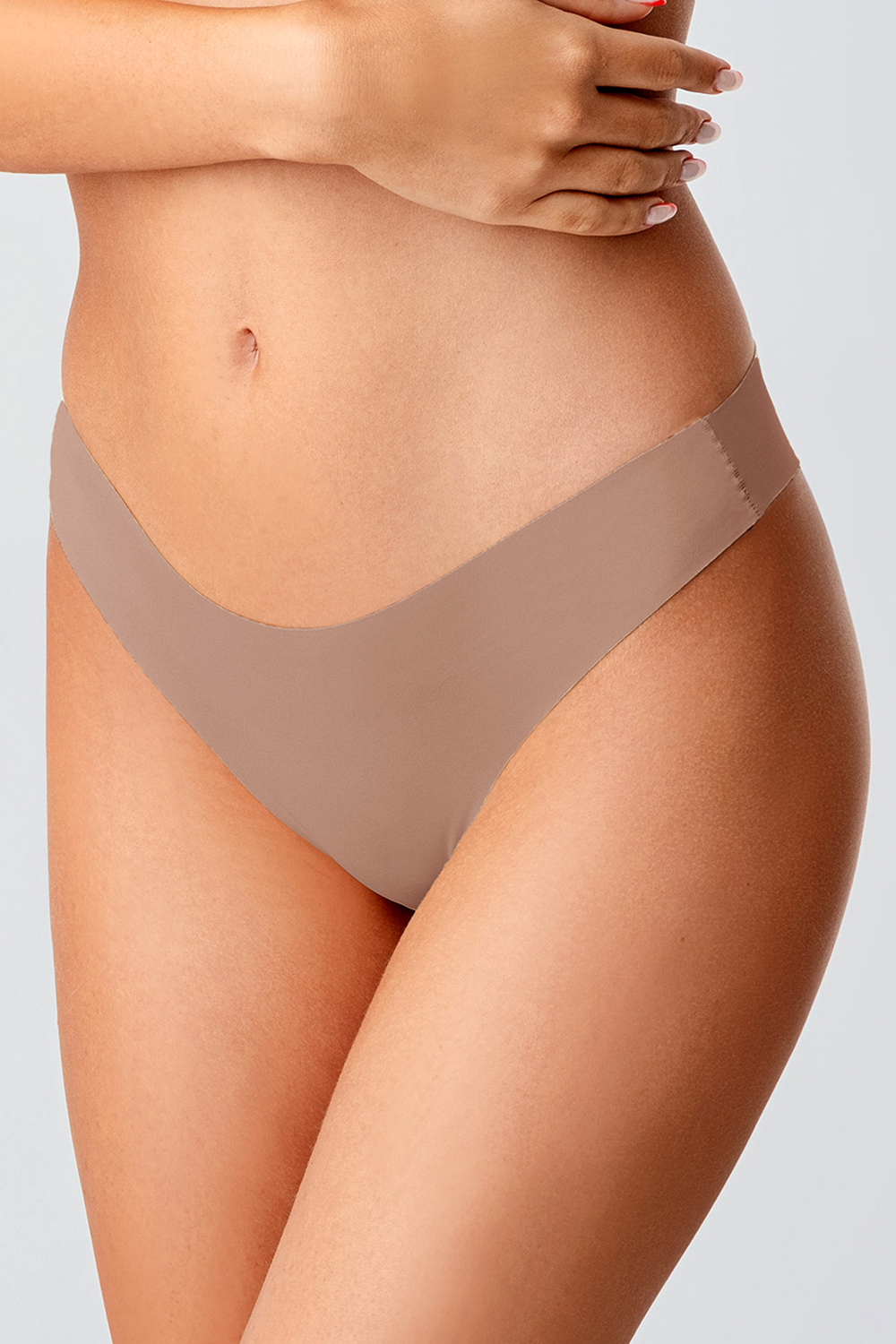 Kadın Dikişsiz Lazer Kesim Brazilian Külot | Cappuccino 9204