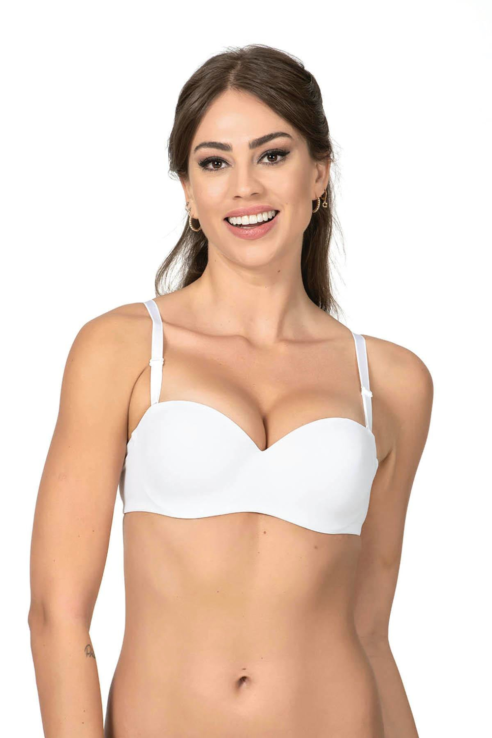 Desteksiz Sütyen Beyaz | Belvu 1110 