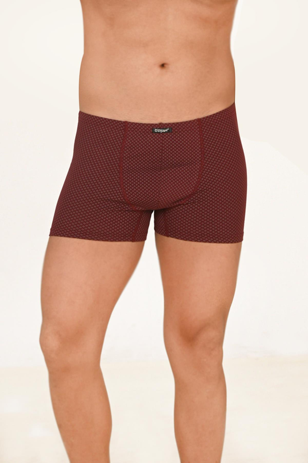 Erkek 5li Paket Pamuklu Likralı Modal Desenli Boxer | 11113