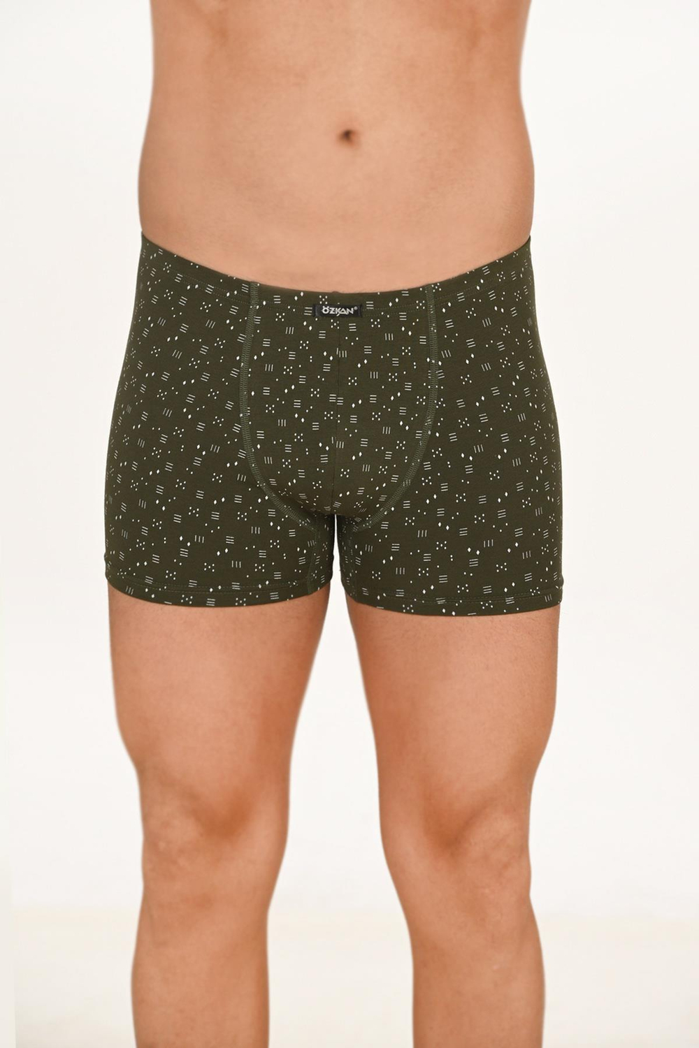 Erkek 5li Paket Pamuklu Likralı Modal Desenli Boxer | 11113