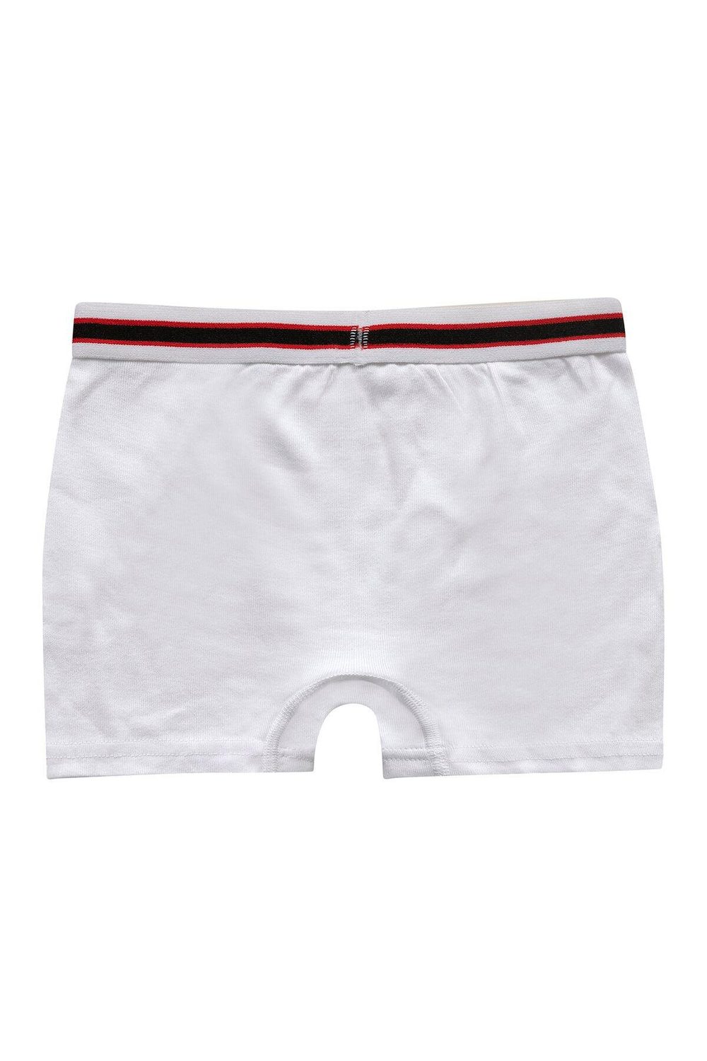 Erkek Çocuk %100 Pamuklu Esnek Yumuşak Boxer Şort | Beyaz K0711