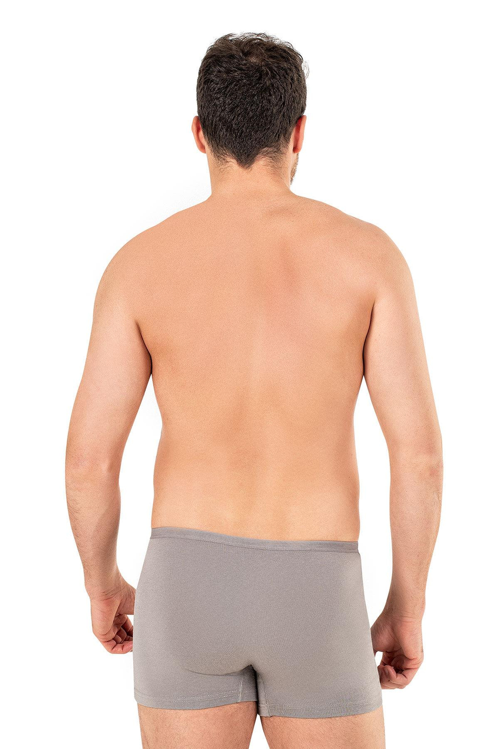 Erkek Pamuklu Modal Boxer | Gri K11897