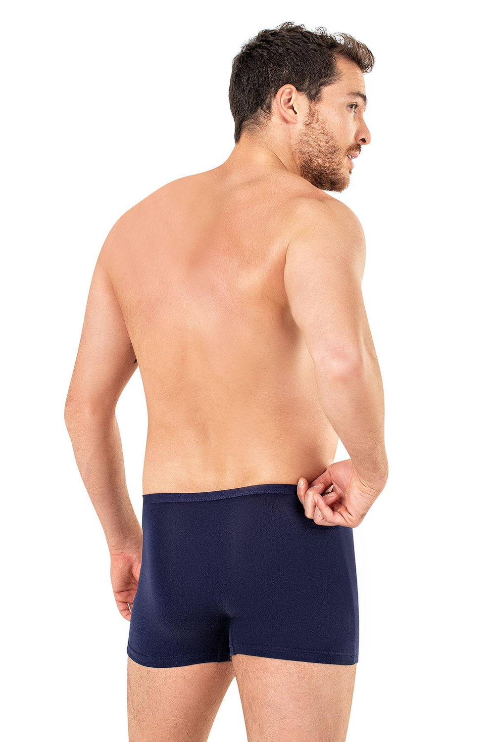 Erkek Pamuklu Modal Boxer | Lacivert K11897