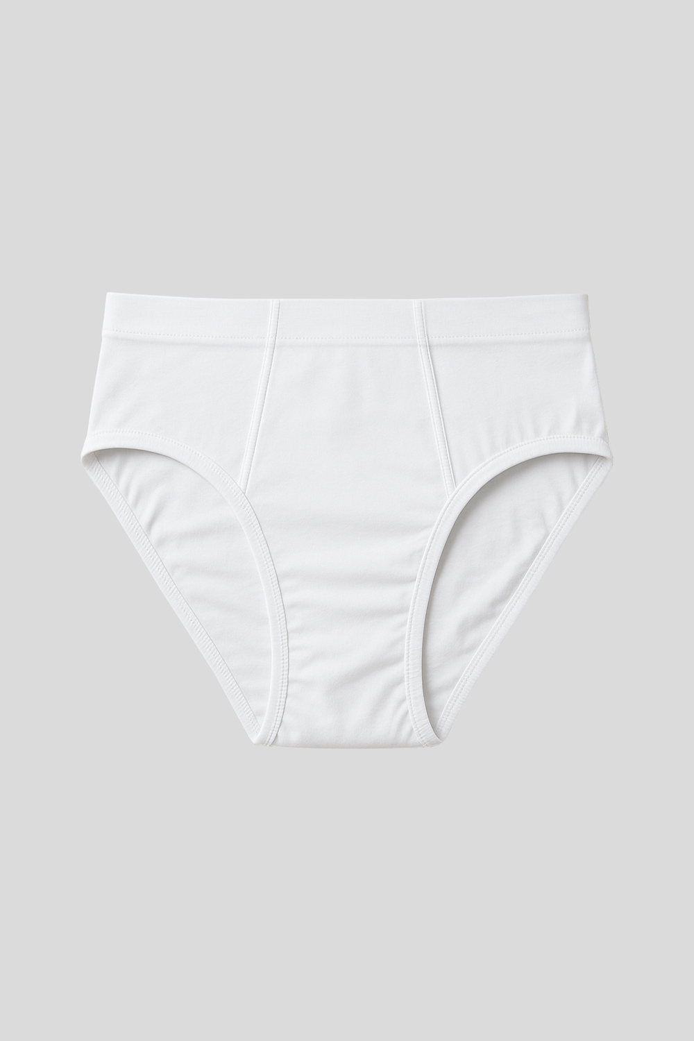 Erkek Pamuklu Süprem Slip Külot 3lü Paket – Rahat & Dayanıklı | Beyaz K0037