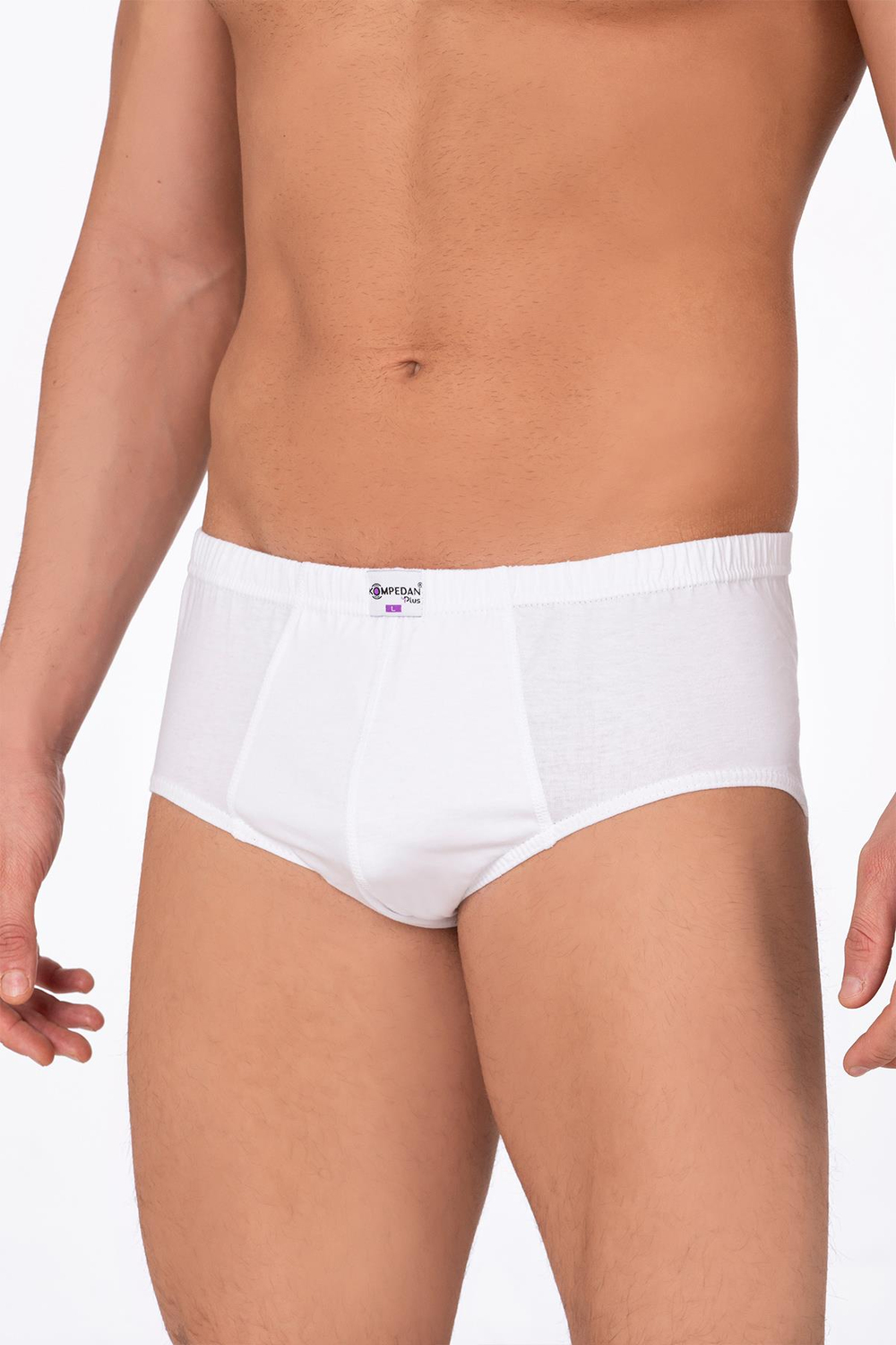 Erkek Pamuklu Süprem Slip Külot 3lü Paket – Rahat & Dayanıklı | Beyaz K0037