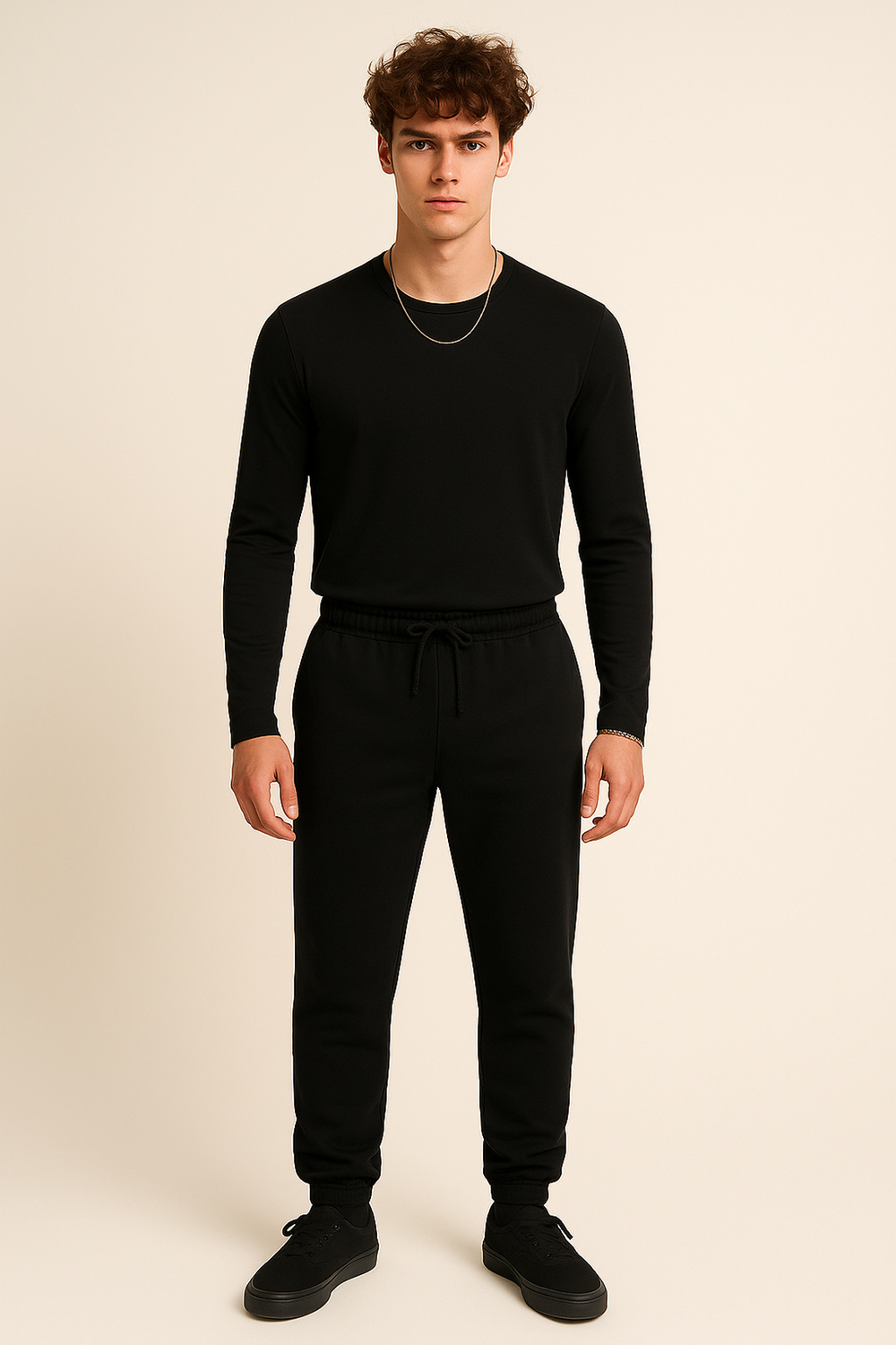 Erkek Termal Üst | Siyah  0126  