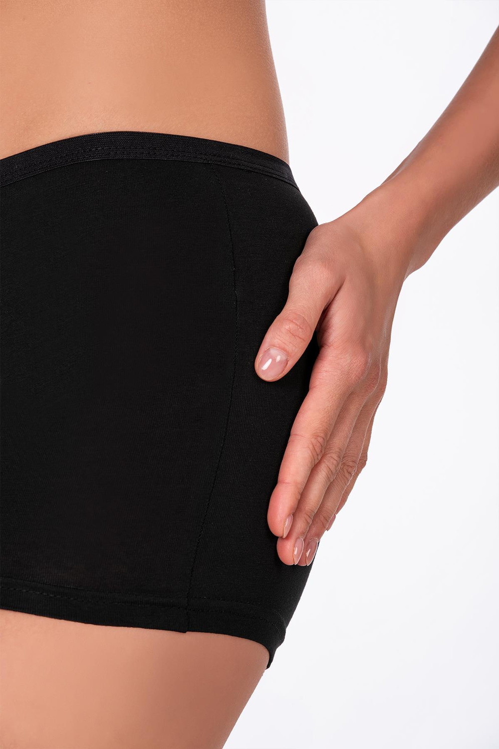 Kadın Likralı Süprem Boxer | Siyah 0412