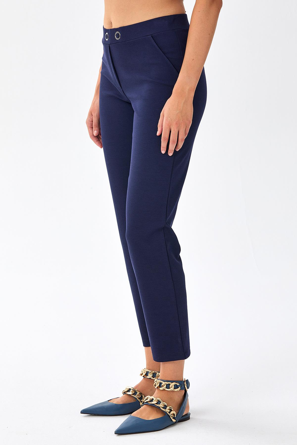 Beli Lastikli Boru Paça Pantolon 256-2005