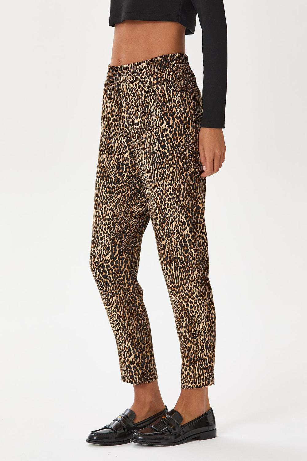 Beli Lastikli Cepli Desenli Pantolon 245-3500