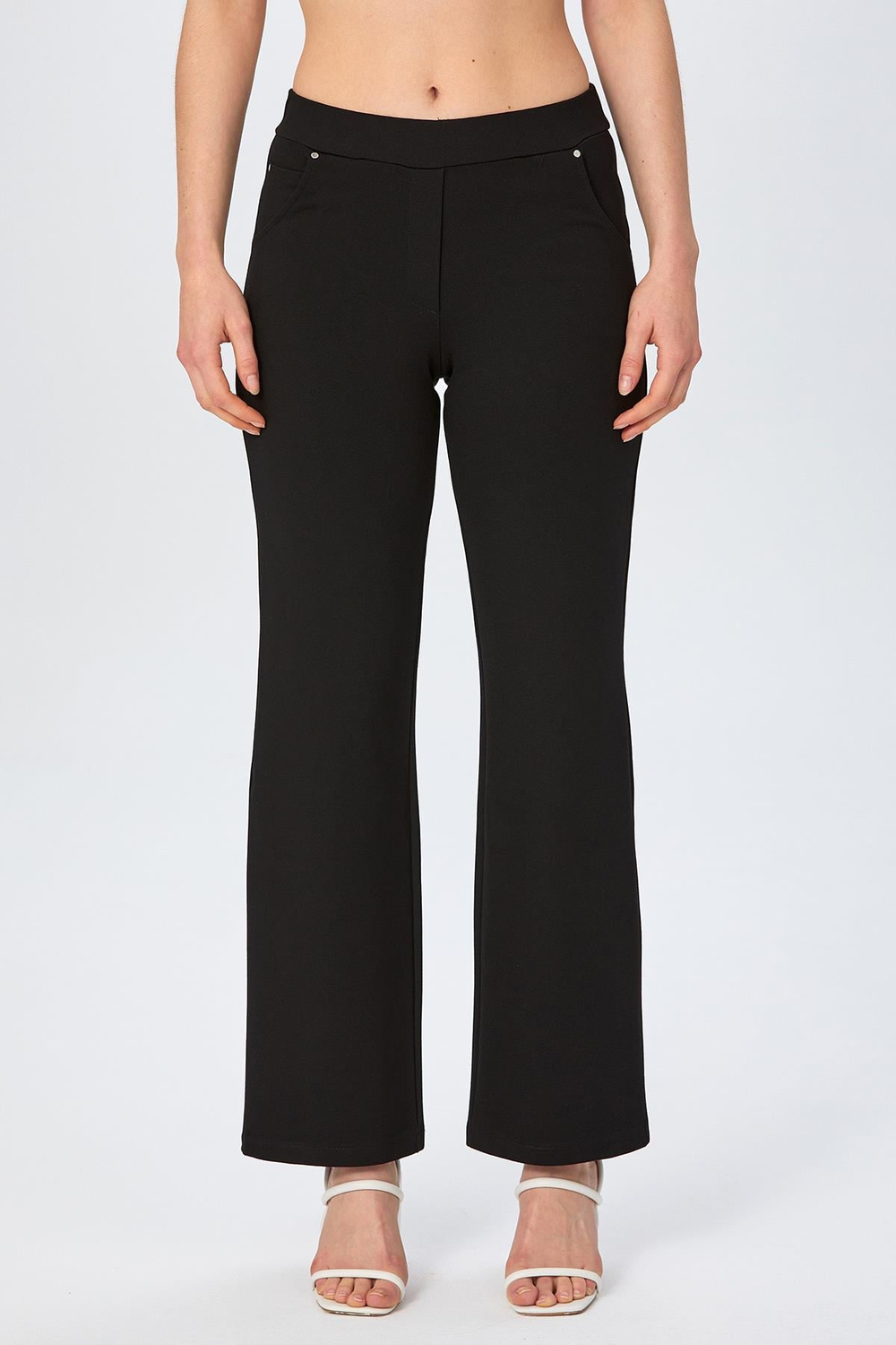 Beli Lastikli Geniş Paça Pantolon 026-2009