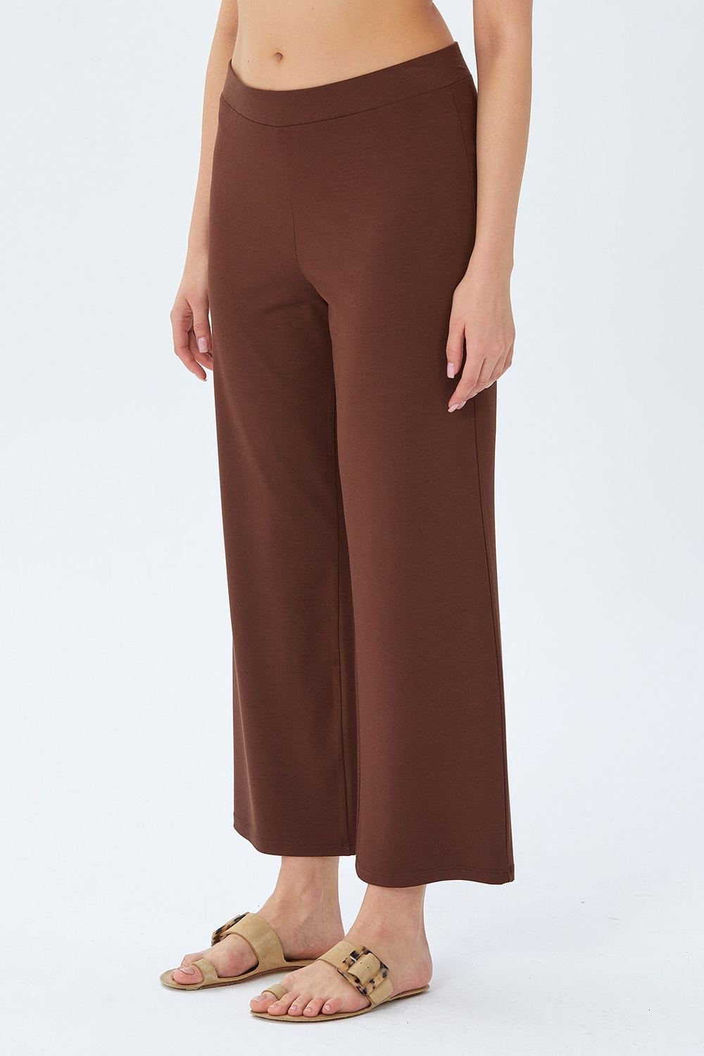 Beli Lastikli Geniş Paça Pantolon 026-2000