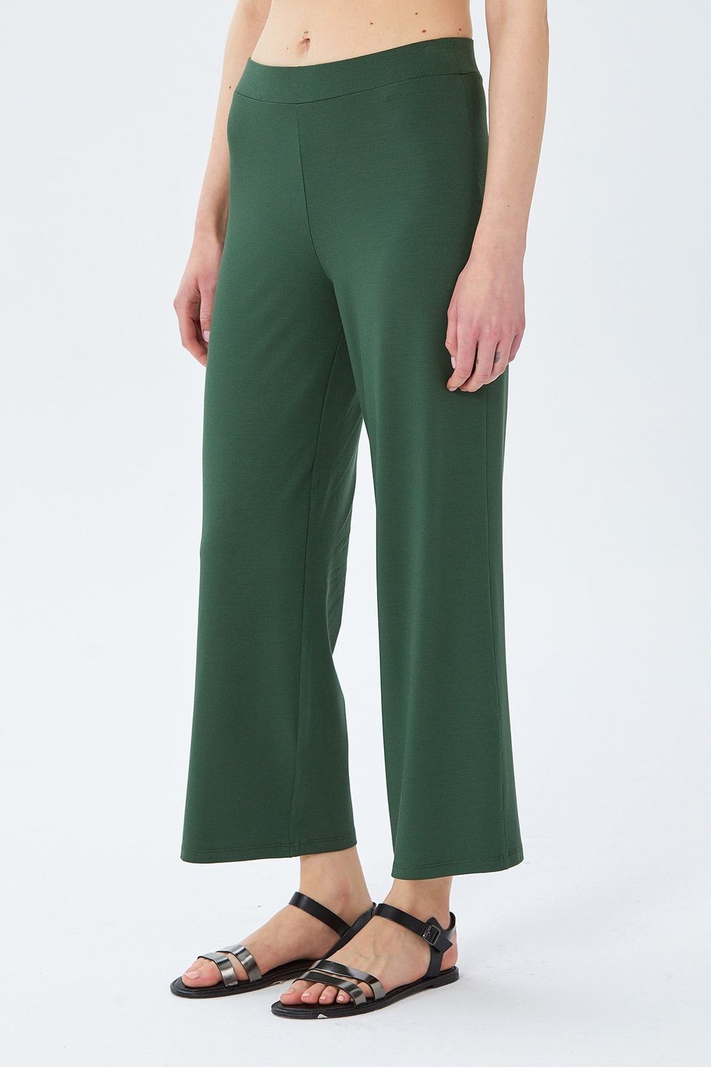 Beli Lastikli Geniş Paça Pantolon 026-2000