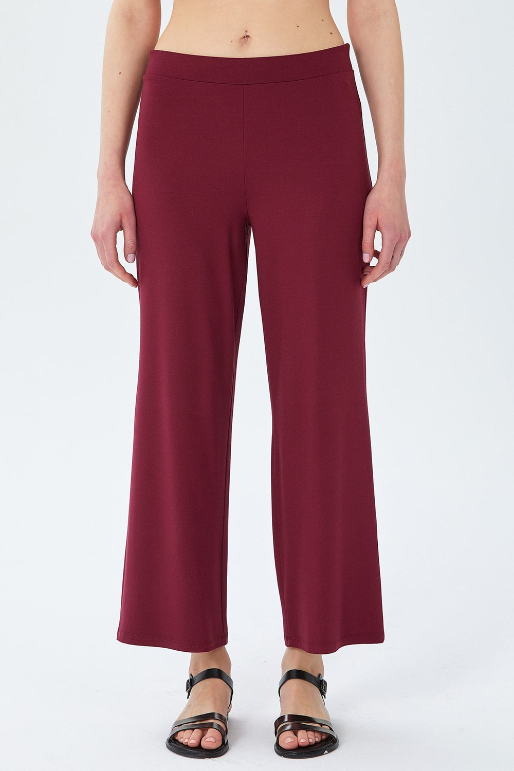 Beli Lastikli Geniş Paça Pantolon 026-2000