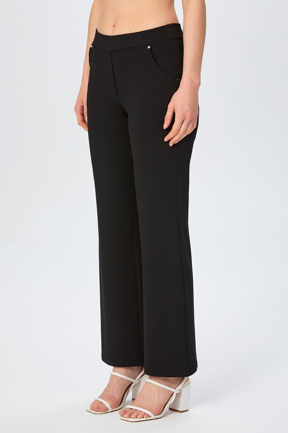 Beli Lastikli Geniş Paça Pantolon 026-2009