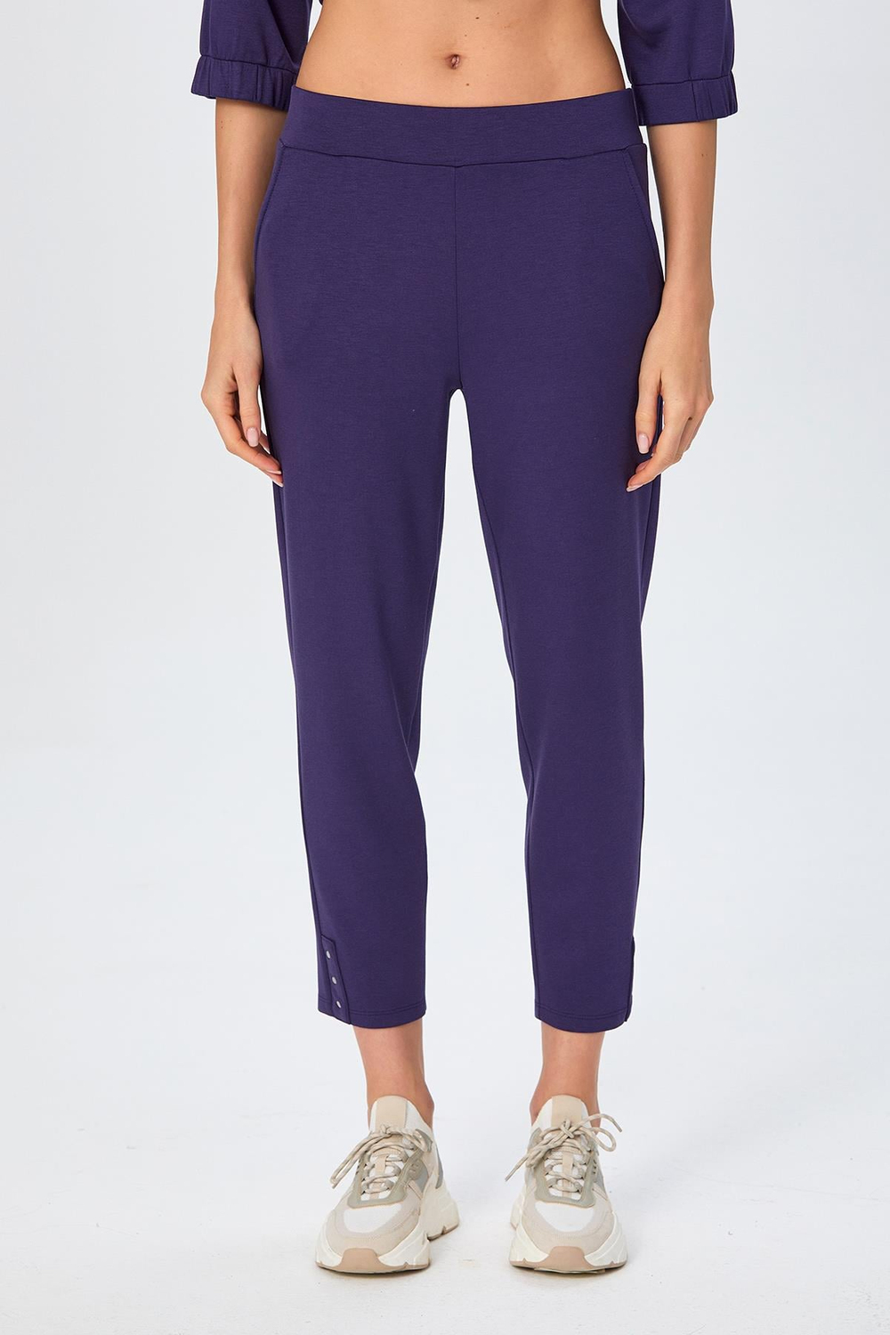 Beli Lastikli Paça Detaylı Cepli Pantolon 026-2109