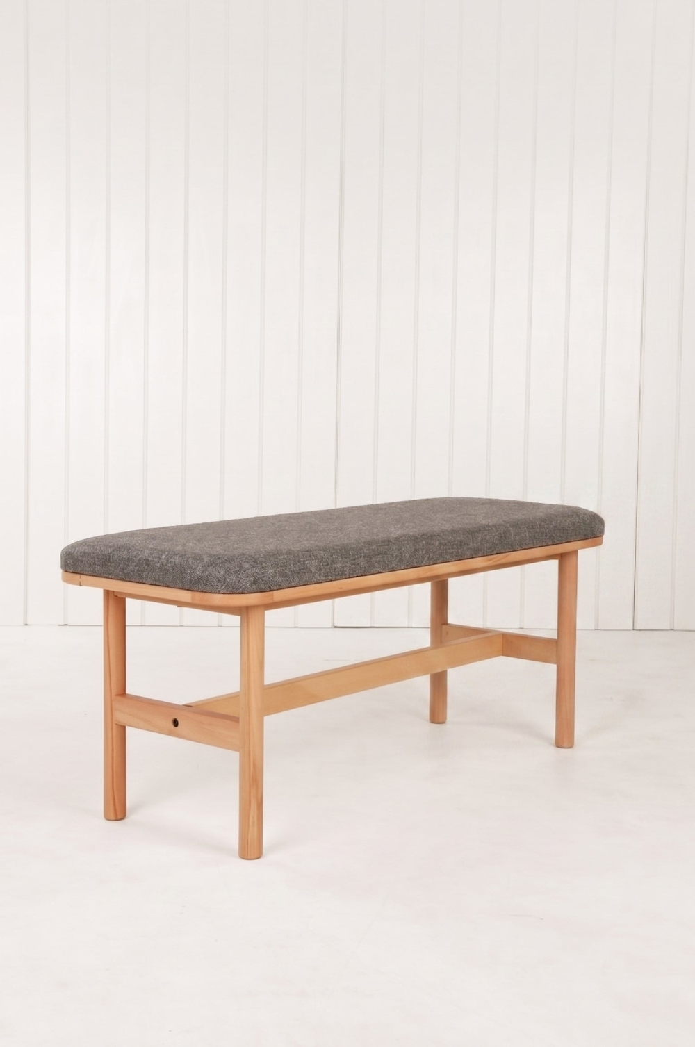 Alaçatı Kayın Masif Ahşap Bench 115x80 cm 