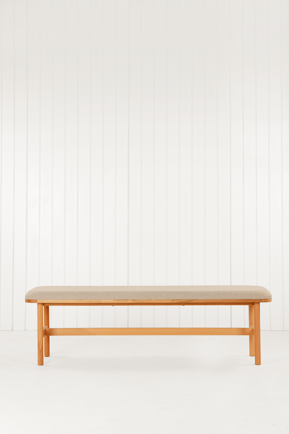 Alaçatı Kayın Masif Ahşap Bench 150x80 cm 