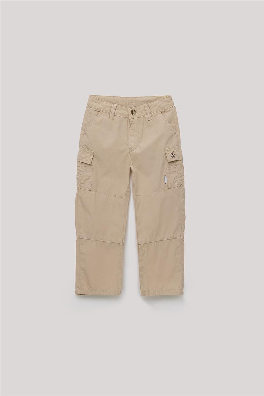 Beverly Hills Polo Club Erkek Çocuk Bej Pantolon