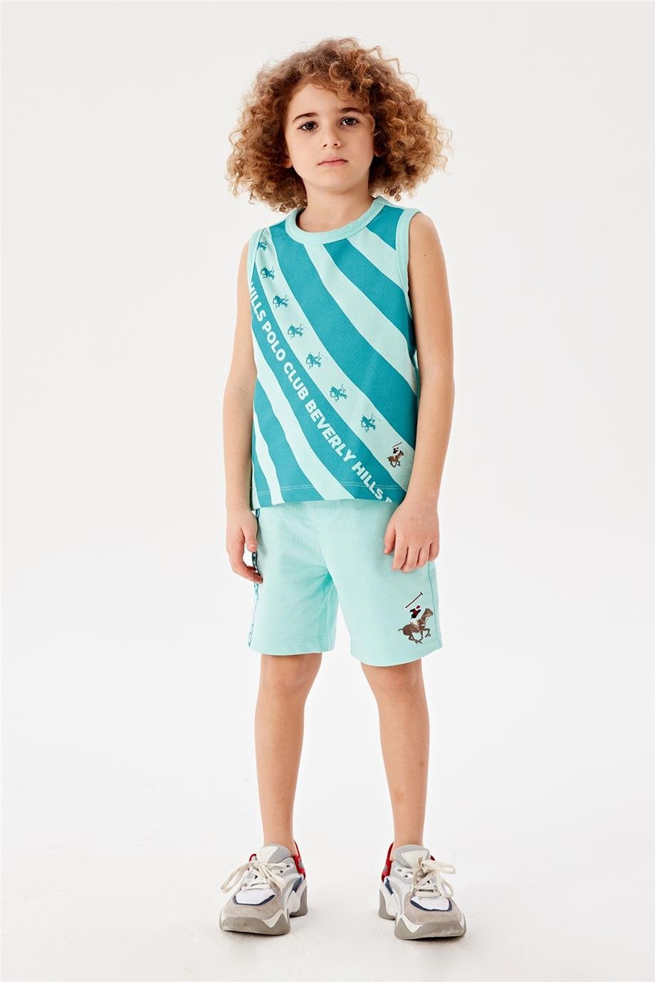 Beverly Hills Polo Club Erkek Çocuk Mavi Atlet