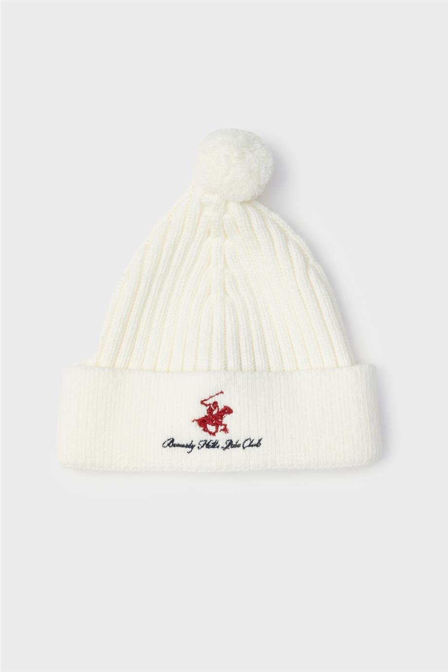 Beverly Hills Polo Club Kız Çocuk Beyaz Bere