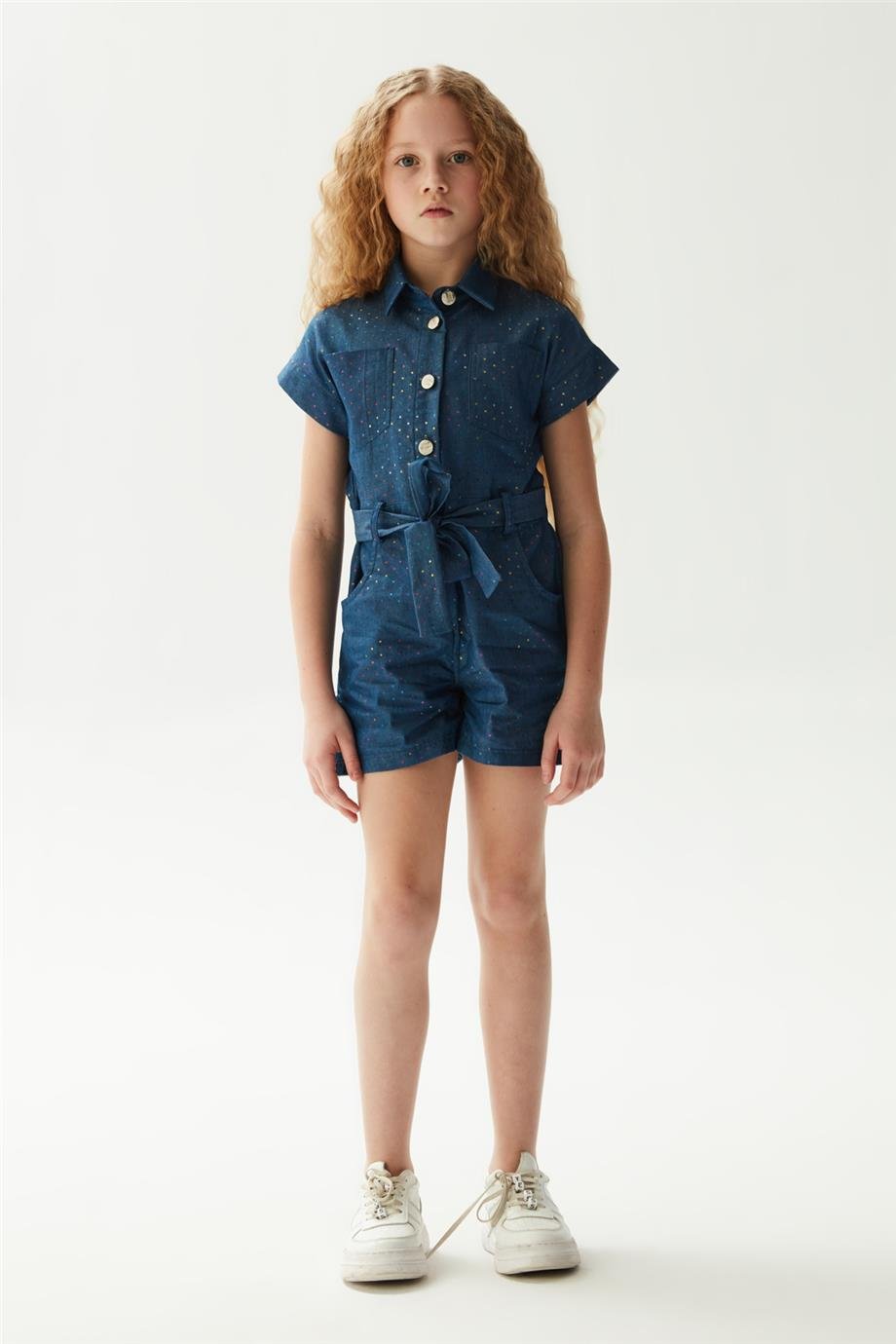 Fracomina Kız Çocuk Mavi Elbise