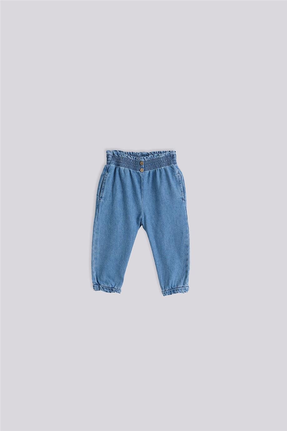 Gb Baby Basic Kız Bebek Denim PantolonGb Baby Basic Kız Bebek Denim Pantolon