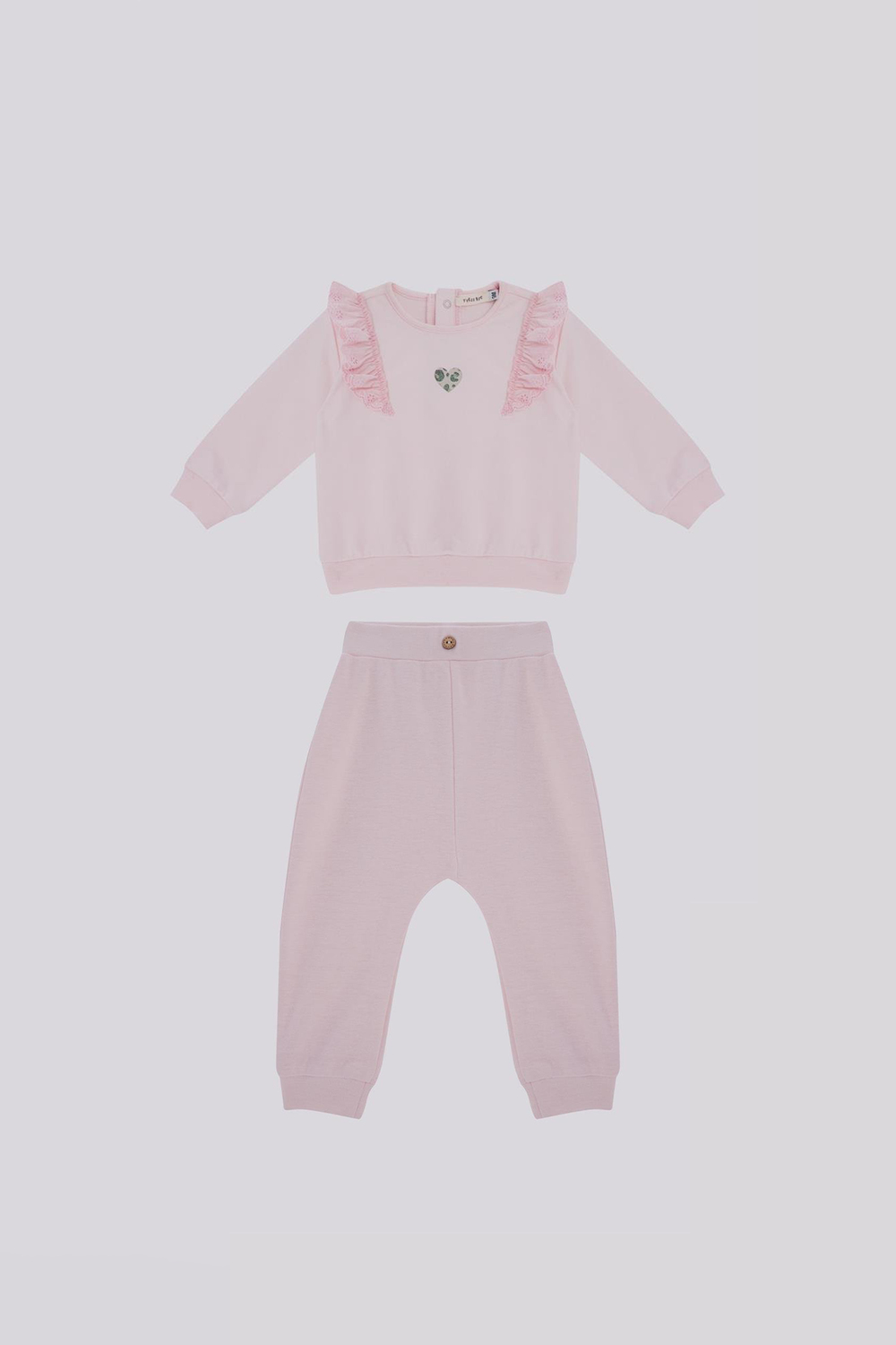 Gb Baby Basic Kız Bebek Pembe Eşofman TakımGb Baby Basic Kız Bebek Pembe Eşofman Takım