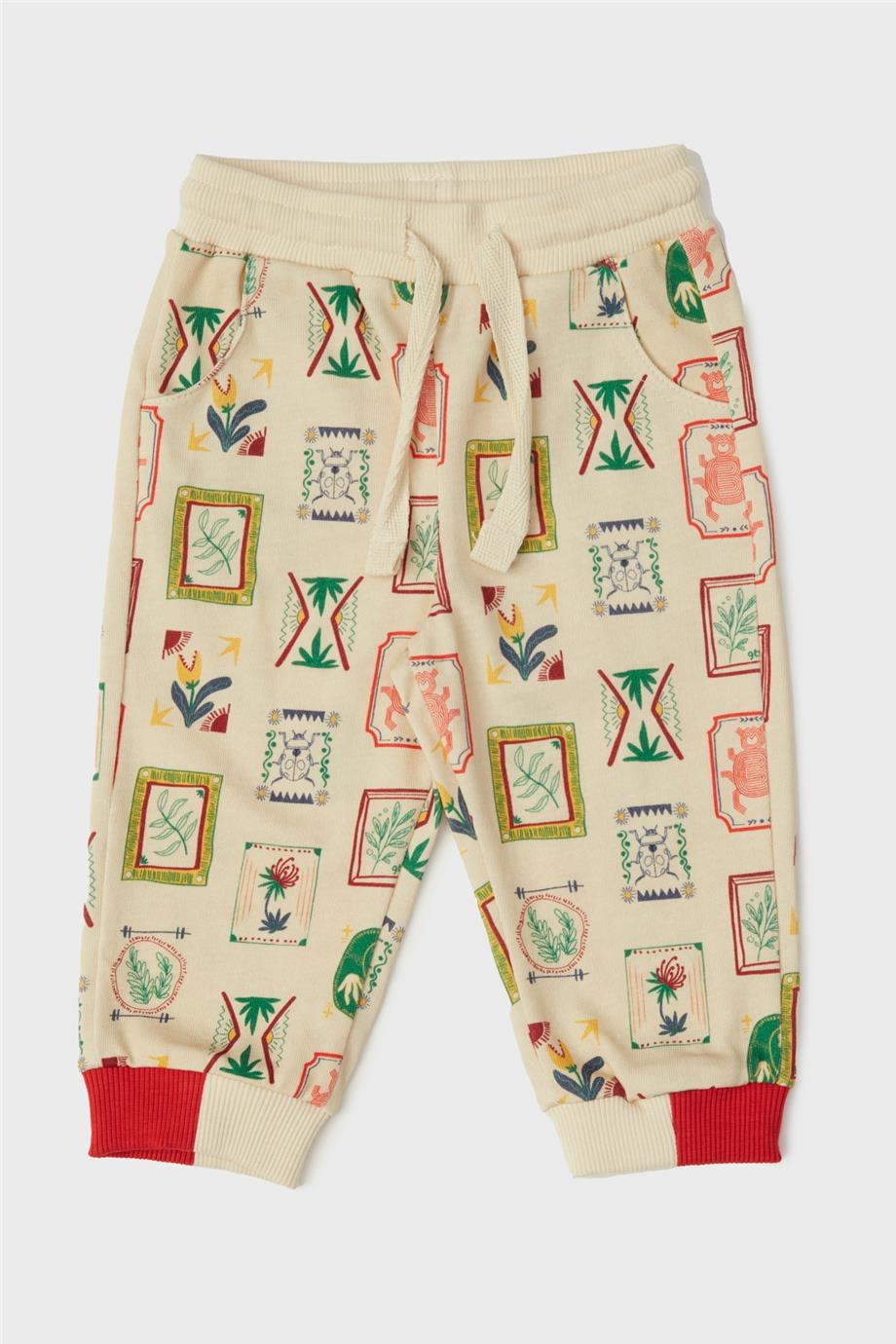 GB Baby Erkek Bebek Desenli Eşofman Altı