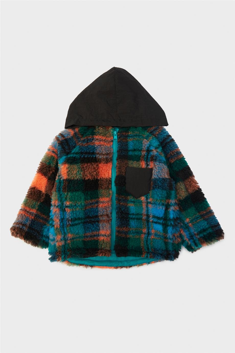 GB Baby Erkek Bebek Ekose Ceket