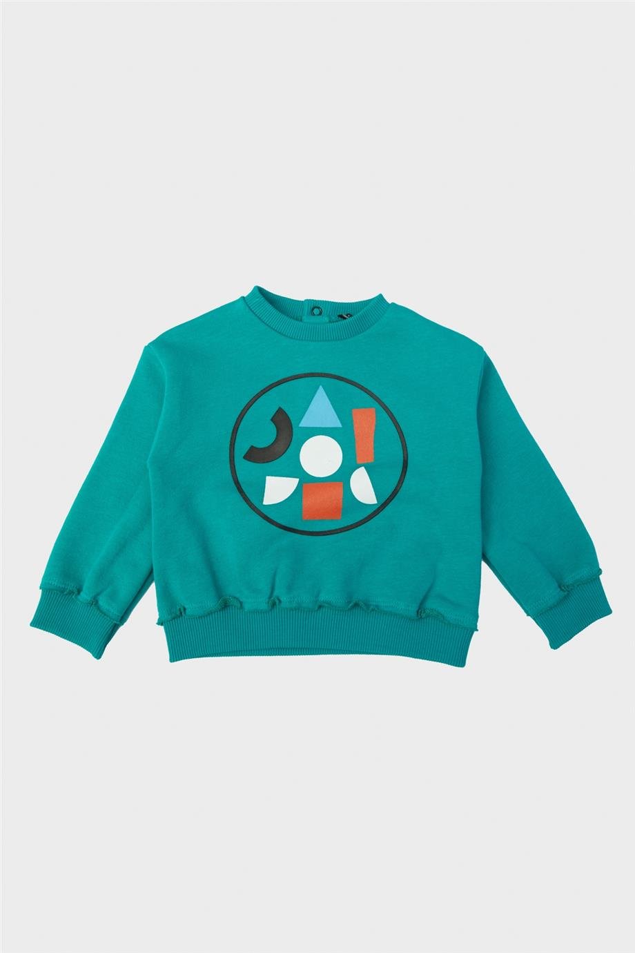 GB Baby Erkek Bebek Yeşil Sweatshirt