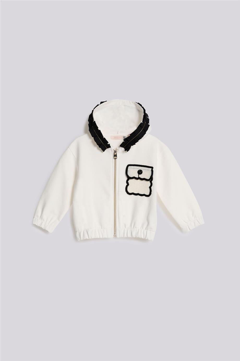 GB Baby Kız Bebek Ekru Eşofman ÜstüGB Baby Kız Bebek Ekru Eşofman Üstü