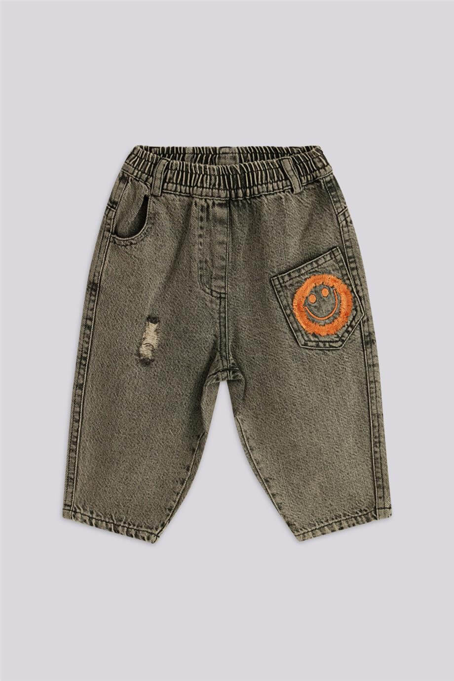 GB Baby Kız Bebek Gri PantolonGB Baby Kız Bebek Gri Pantolon