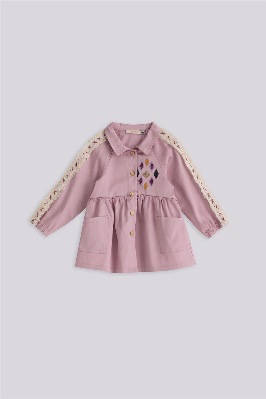 GB Baby Kız Bebek Pembe ElbiseGB Baby Kız Bebek Pembe Elbise