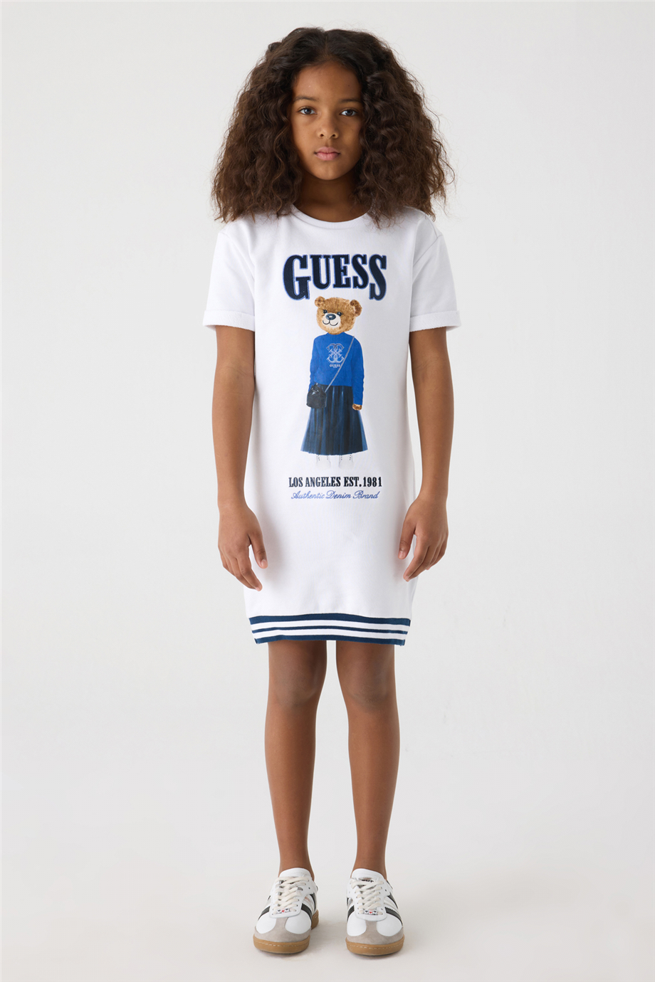 Guess Kız Çocuk Beyaz ElbiseGuess Kız Çocuk Beyaz Elbise