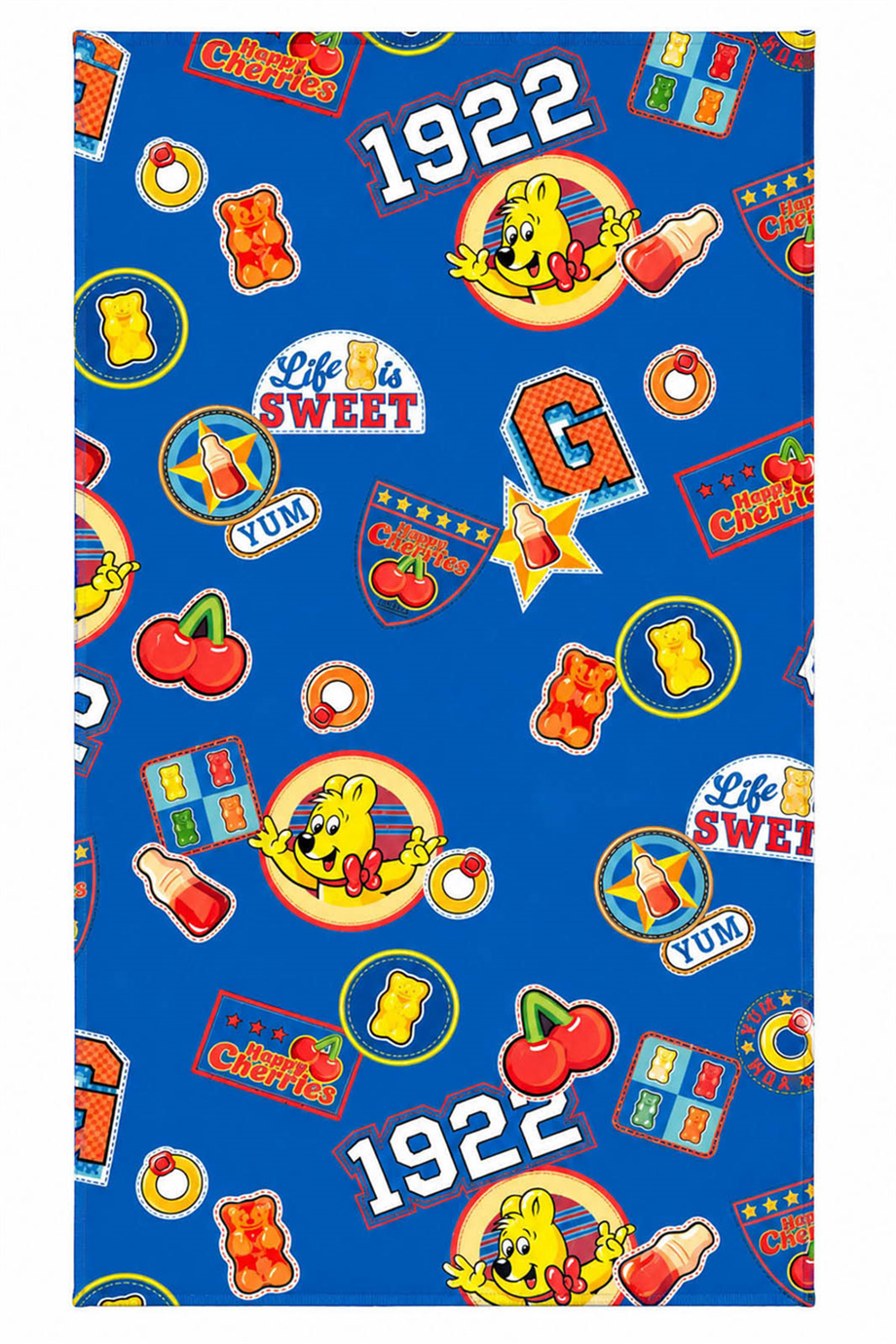 Haribo Erkek Çocuk Saks Plaj HavlusuHaribo Erkek Çocuk Saks Plaj Havlusu