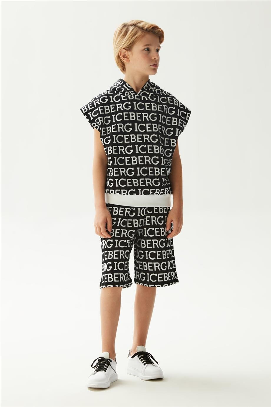 Iceberg Erkek Çocuk Siyah Sweatshirt