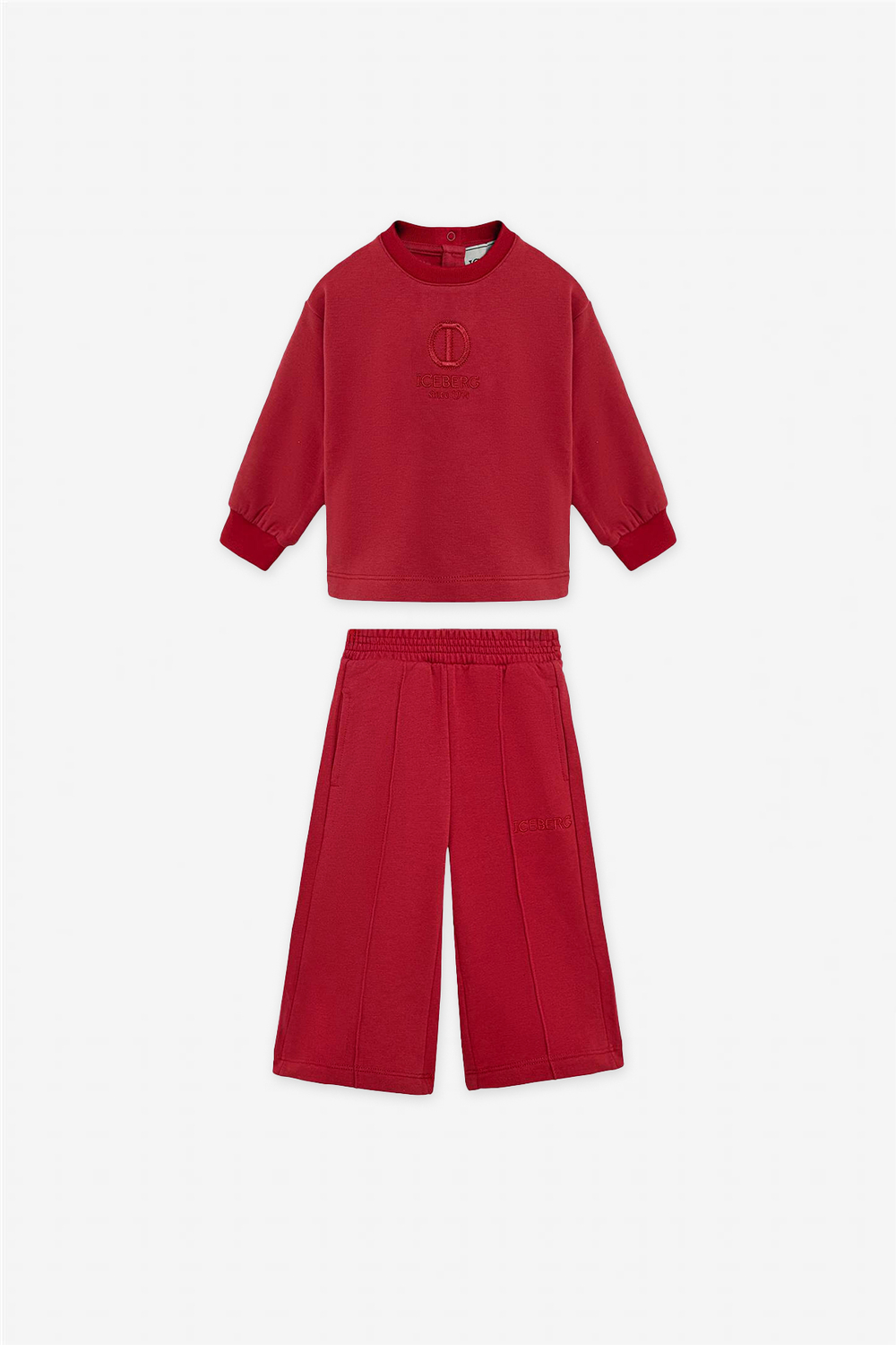 Iceberg Kız Bebek Kırmızı Eşofman TakımIceberg Kız Bebek Kırmızı Eşofman Takım