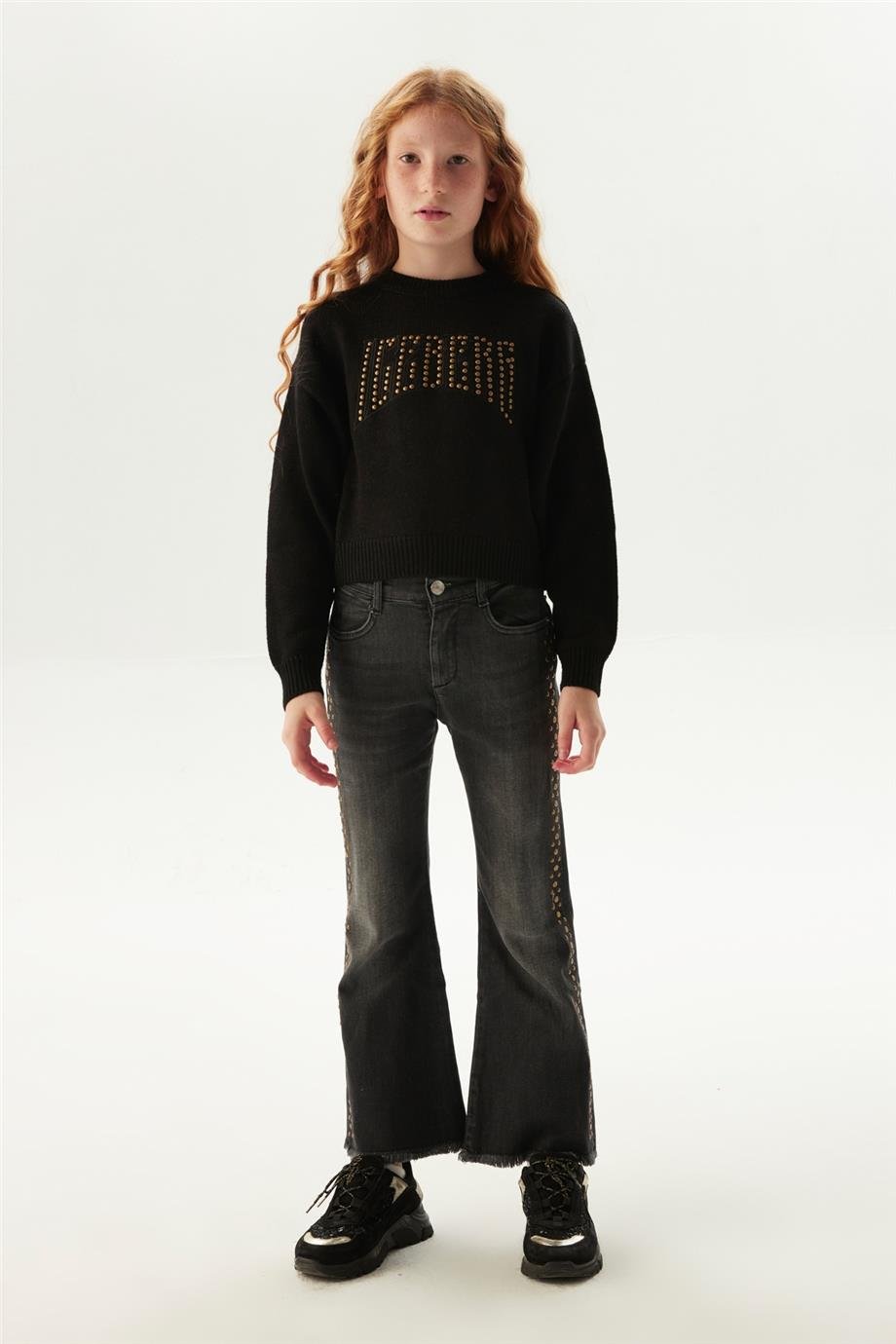 Iceberg Kız Çocuk Siyah Kazak