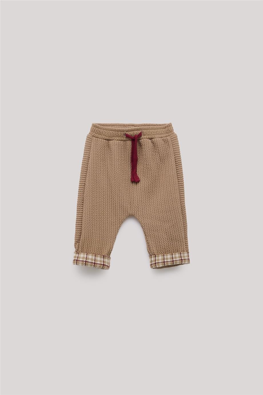 Layette Erkek Bebek Bej Eşofman Altı