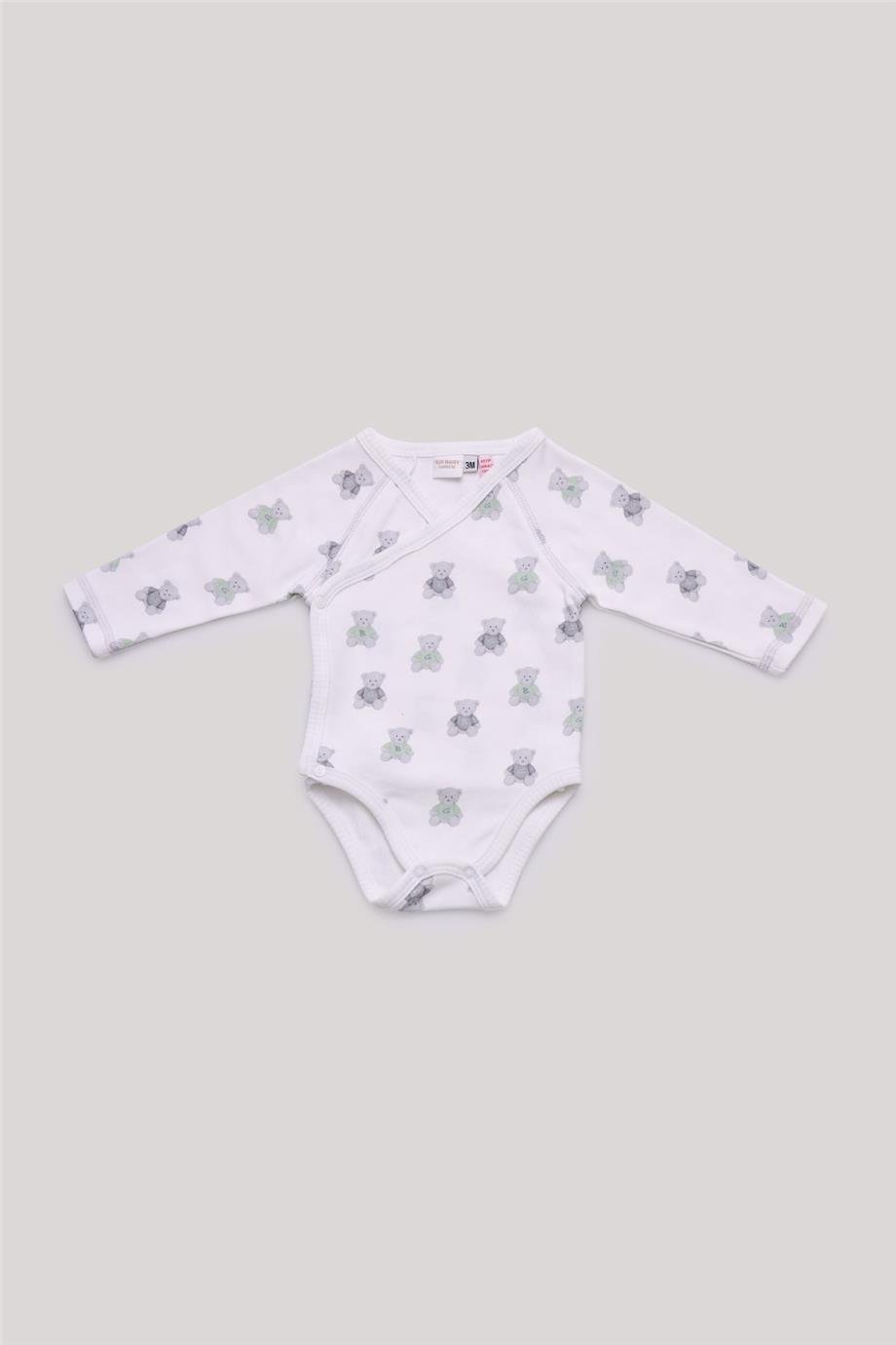 Layette Erkek Bebek Desenli Body