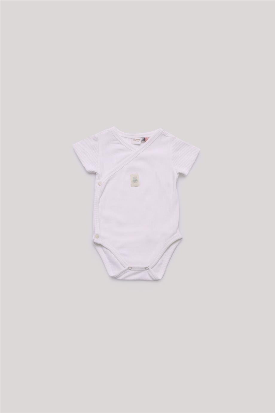 Layette Erkek Bebek Ekru Body