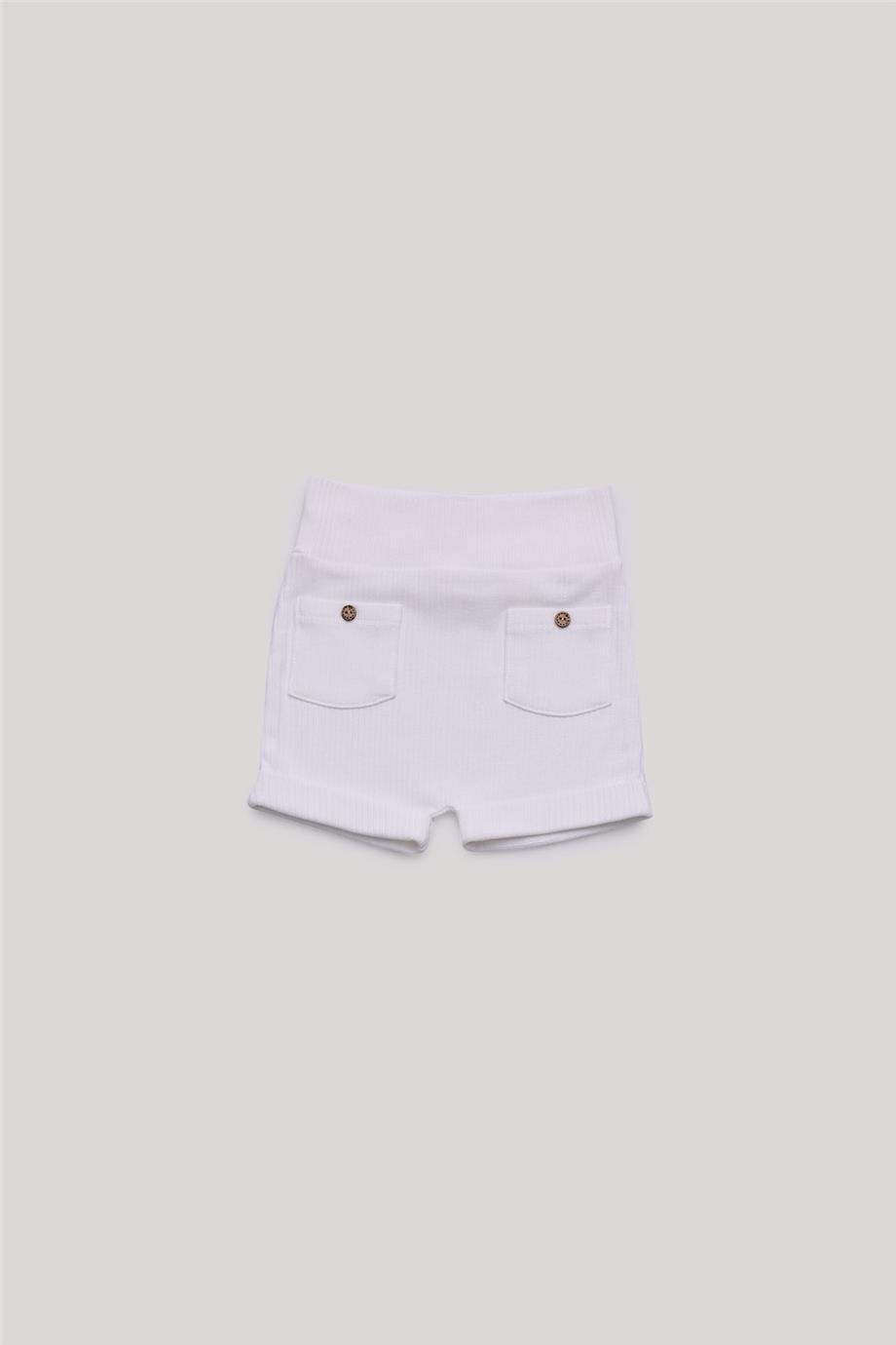 Layette Erkek Bebek Ekru Şort