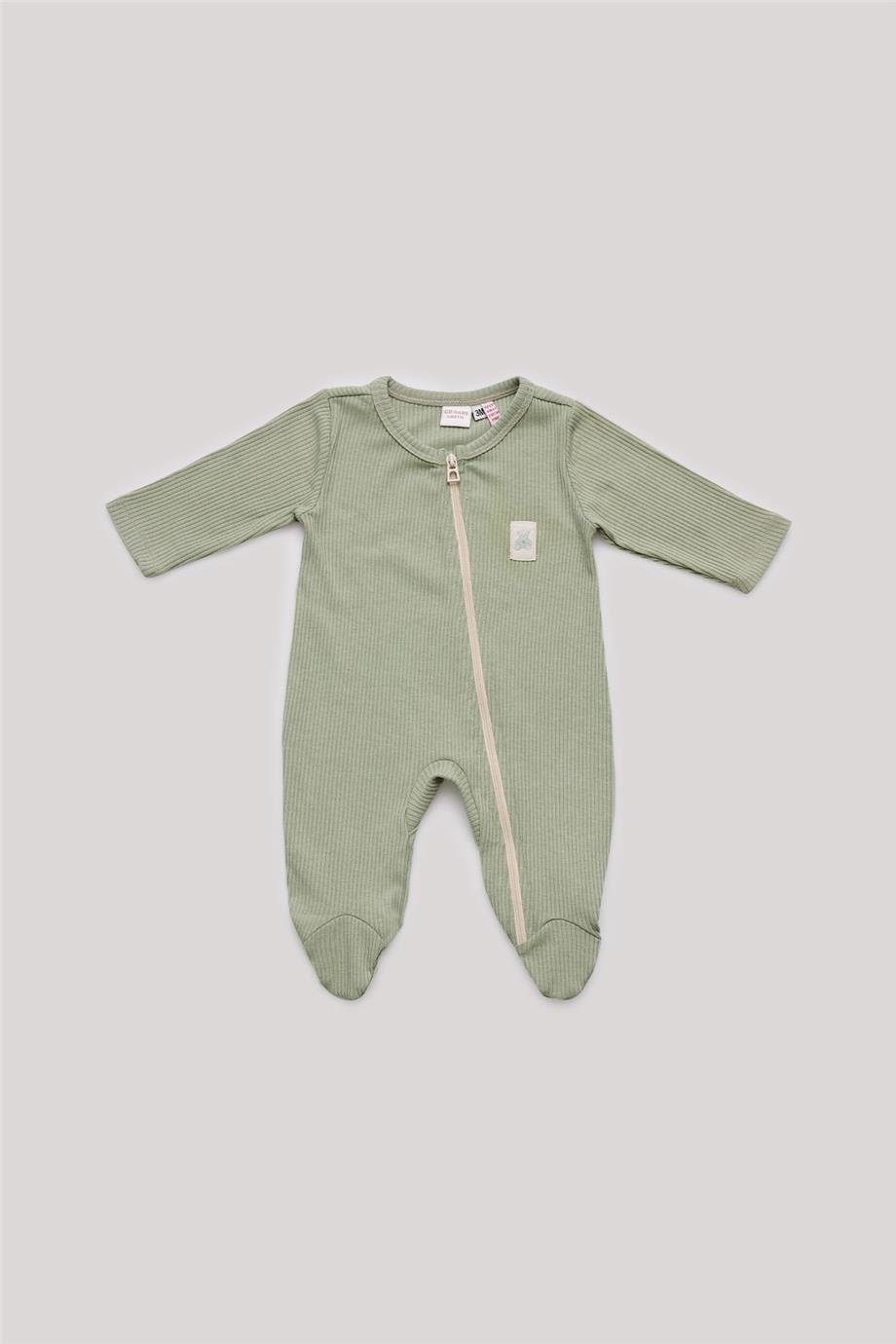 Layette Erkek Bebek Yeşil Body