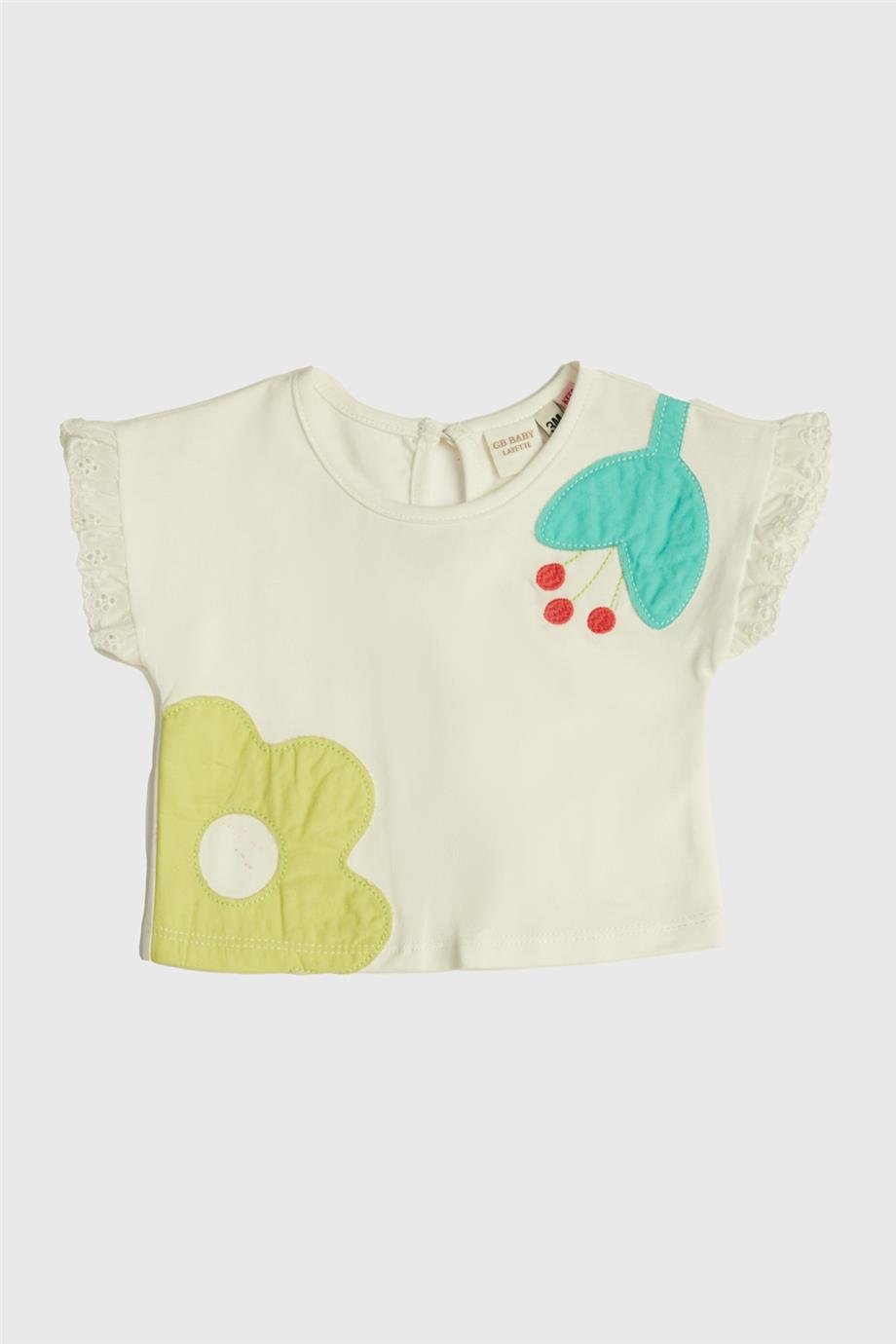 Layette Kız Bebek Beyaz T-Shirt
