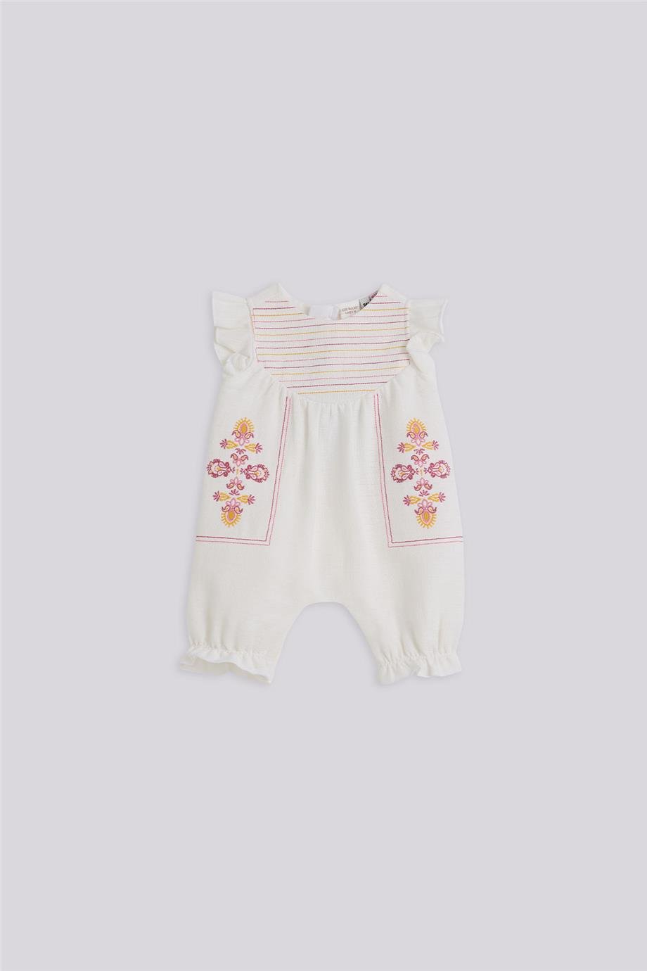 Layette Kız Bebek Ekru TulumLayette Kız Bebek Ekru Tulum