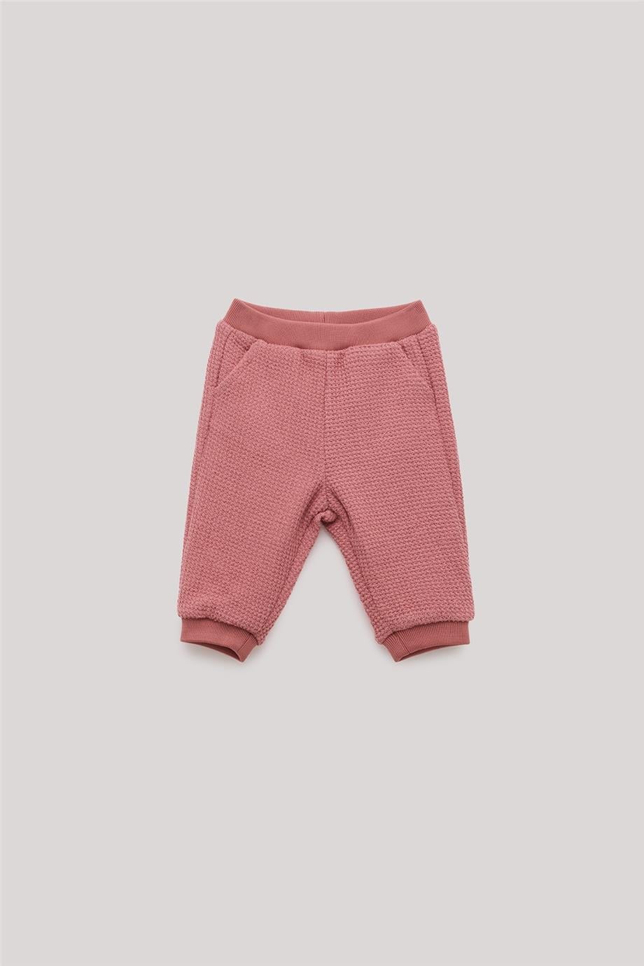 Layette Kız Bebek Pembe Eşofman Altı