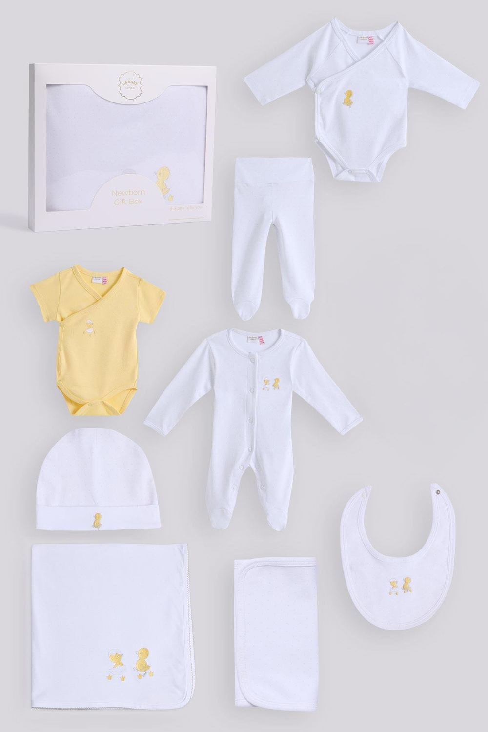 Layette Unisex Renkli Hastane ÇıkışıLayette Unisex Renkli Hastane Çıkışı