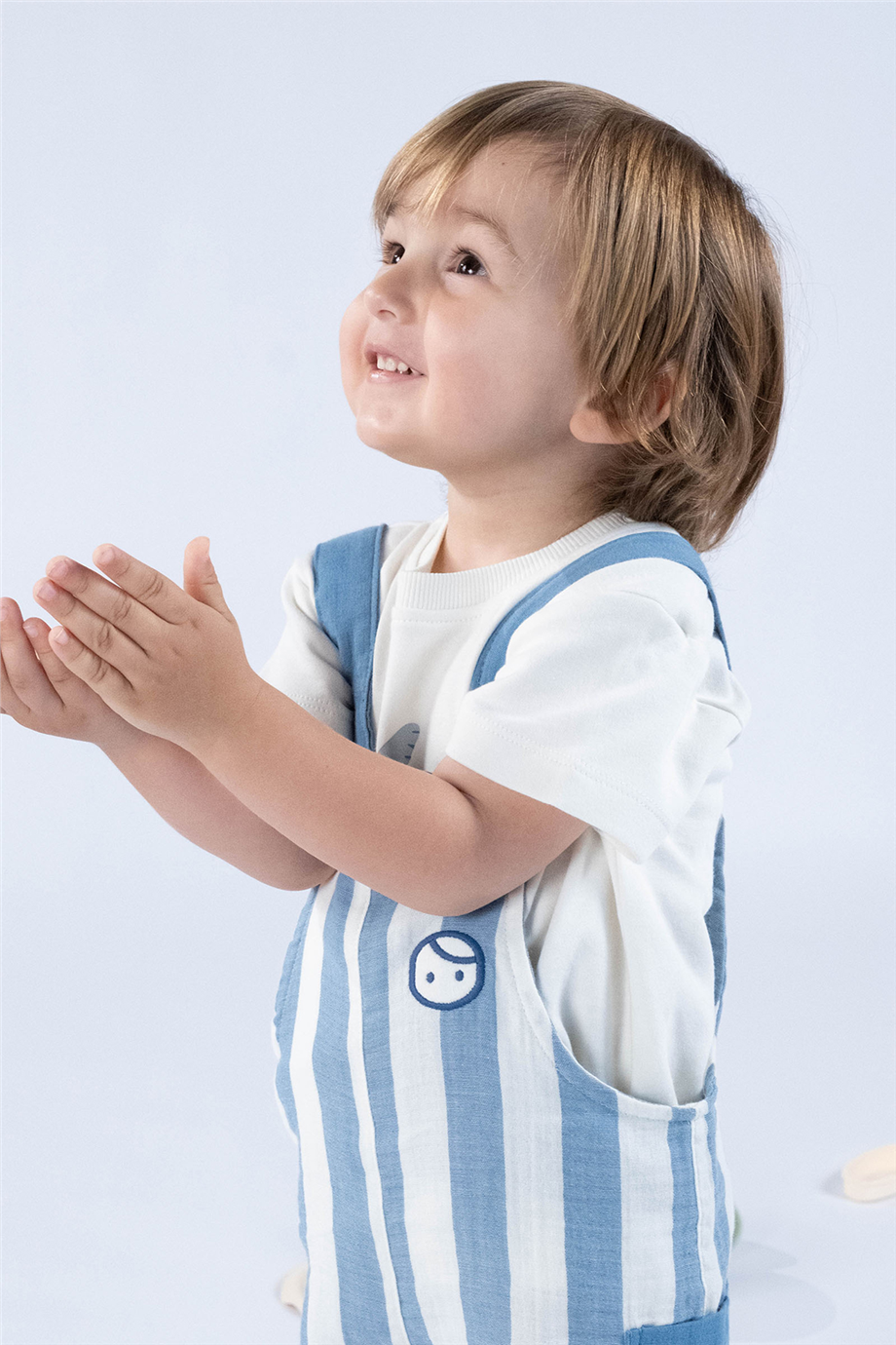 Little Gusto Unisex Mavi SalopetLittle Gusto Unisex Mavi Salopet